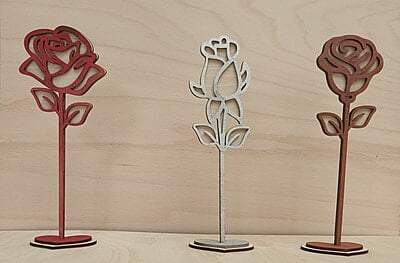 Zweilagige Blumen, Geschenk