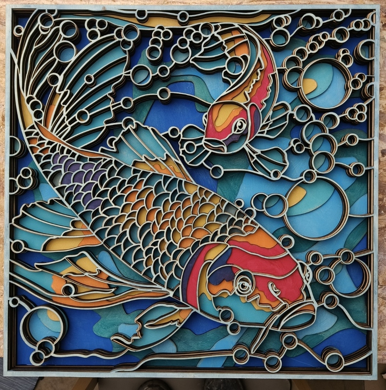 Bunte Fische